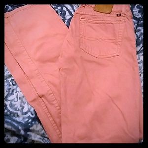 Lucky brand light pink straight leg